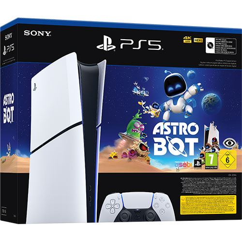 Consola Playstation PS5 Slim Digital + Astro Bot – PS5